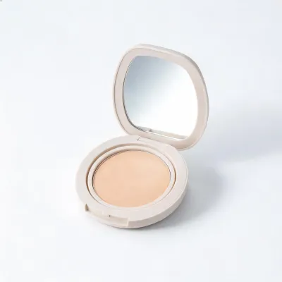 pressed powder compact makeup mirror